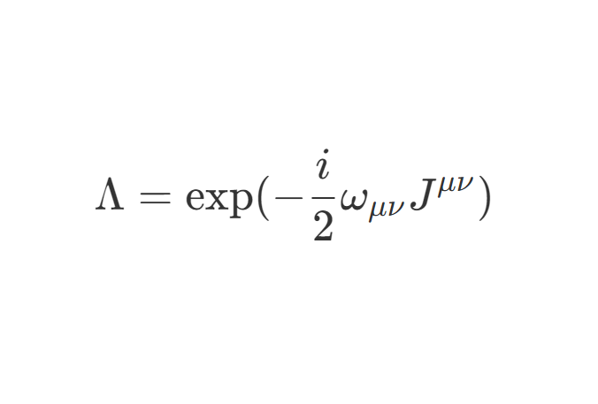 量子场论笔记（四）：洛伦兹变换及其代数结构